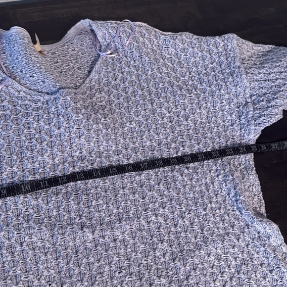 Pilcro Anthropologie Lavender Cotton Boxy Cropped Sweater Size XL - Picture 6 of 7